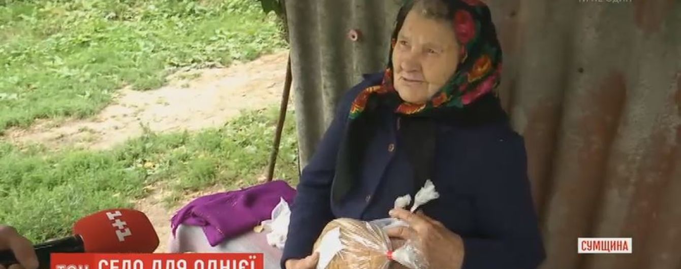 На Сумщине 84-летняя бабушка осталась единственной жительницей села Барановцы