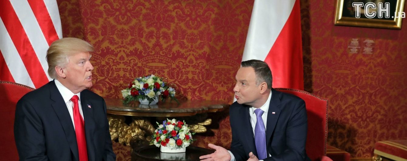 Трамп обговорив із Дудою конфлікт в Україні і протидію дестабілізаційній поведінці Росії
