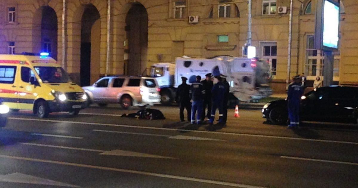 Появилось видео с моментом смертельного ДТП авто ФСБ в Москве