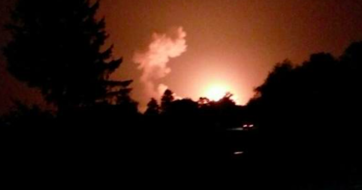Украерорух закрив повітряний простір в радіусі 50 км від епіцентру вибухів на Вінничині