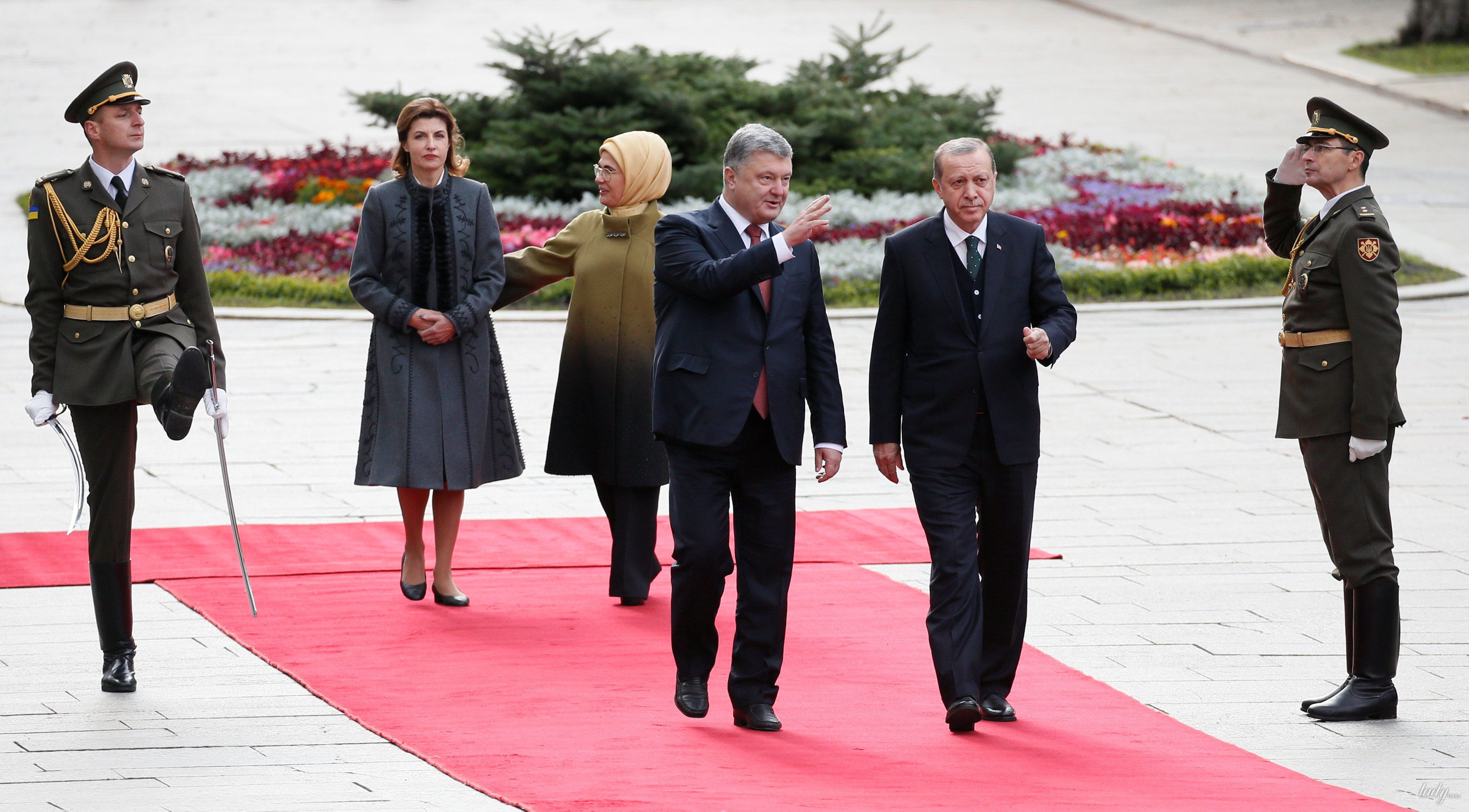 Марина Порошенко, Петр Порошенко, Тайип Эрдоган, Эмине Эрдоган_2