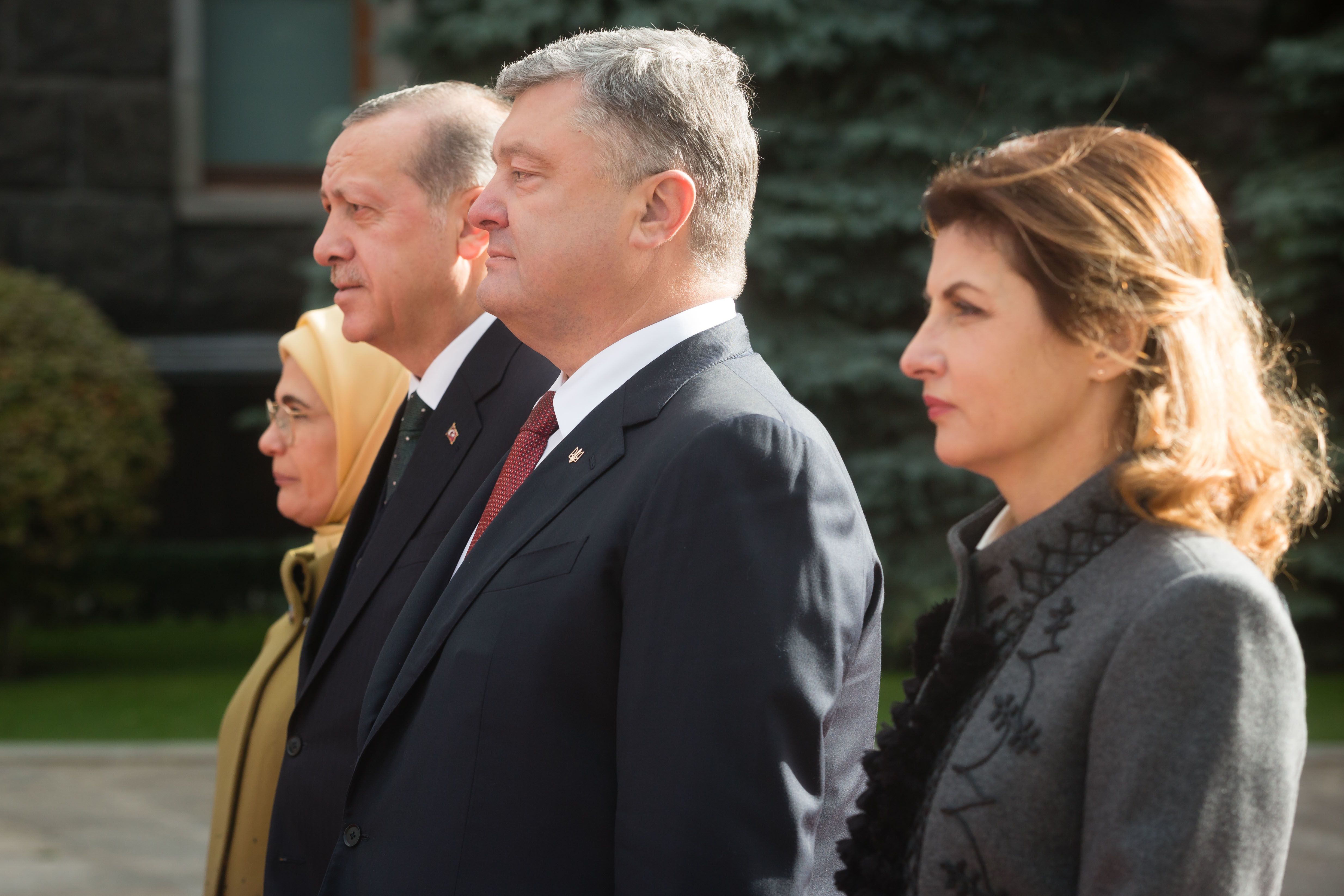 Марина Порошенко, Петр Порошенко, Тайип Эрдоган, Эмине Эрдоган_3