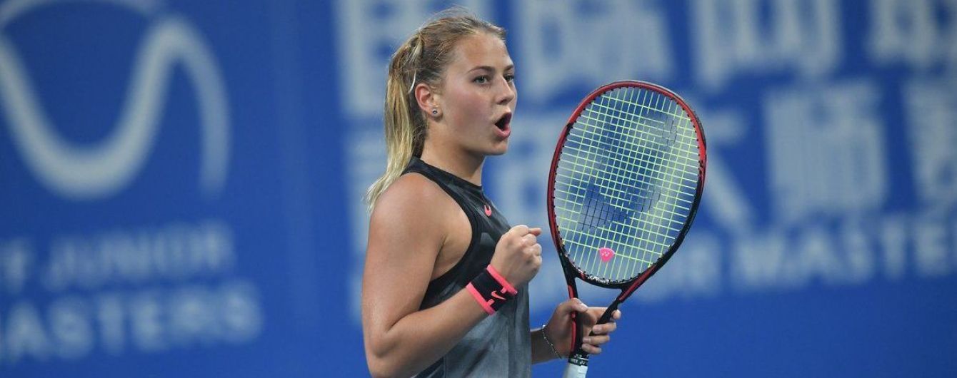 15-летняя украинка Костюк вышла в финал теннисного турнира в Китае