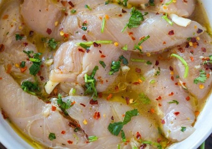 Курка з кінзою, для блогів