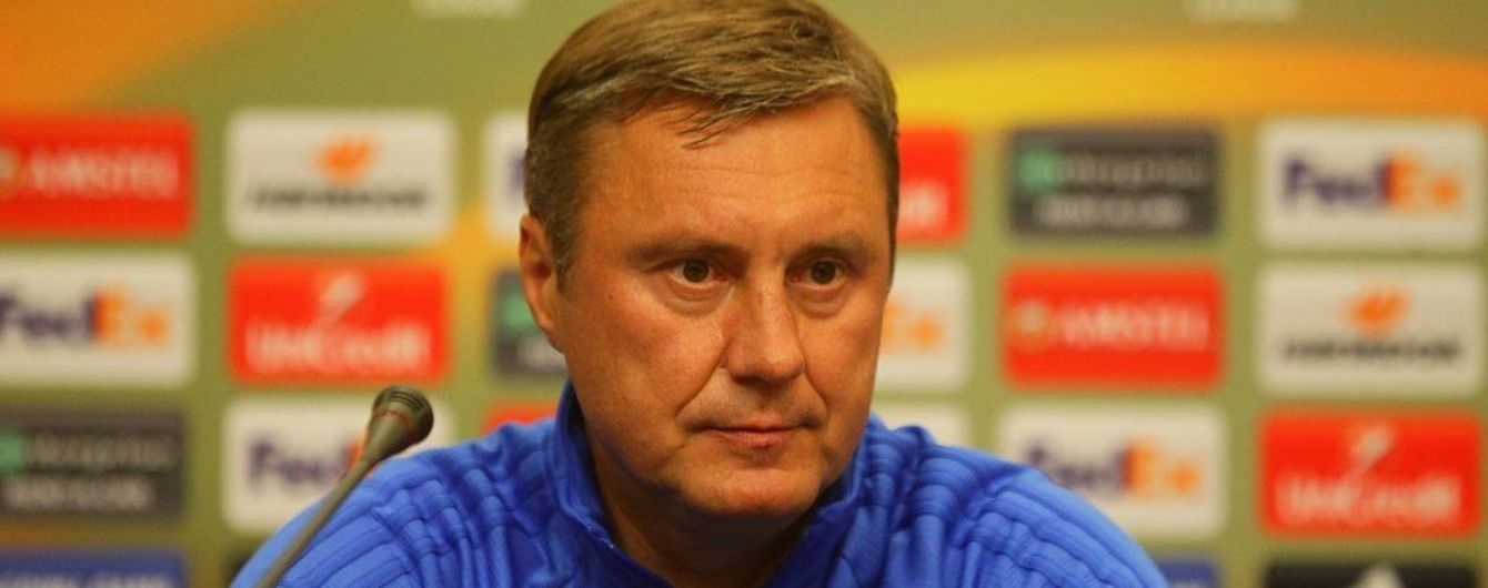 Хацкевич: Маємо виходити з групи з першого місця