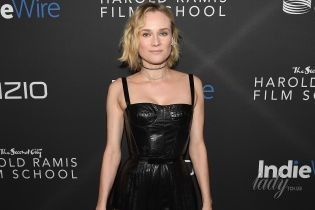 В кожаном наряде от Dior: Диана Крюгер приехала на церемонию в сексуальном образе
