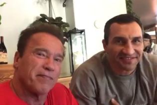 "Скоро увидимся в Киеве": Шварценеггер записал видеообращение к Виталию Кличко