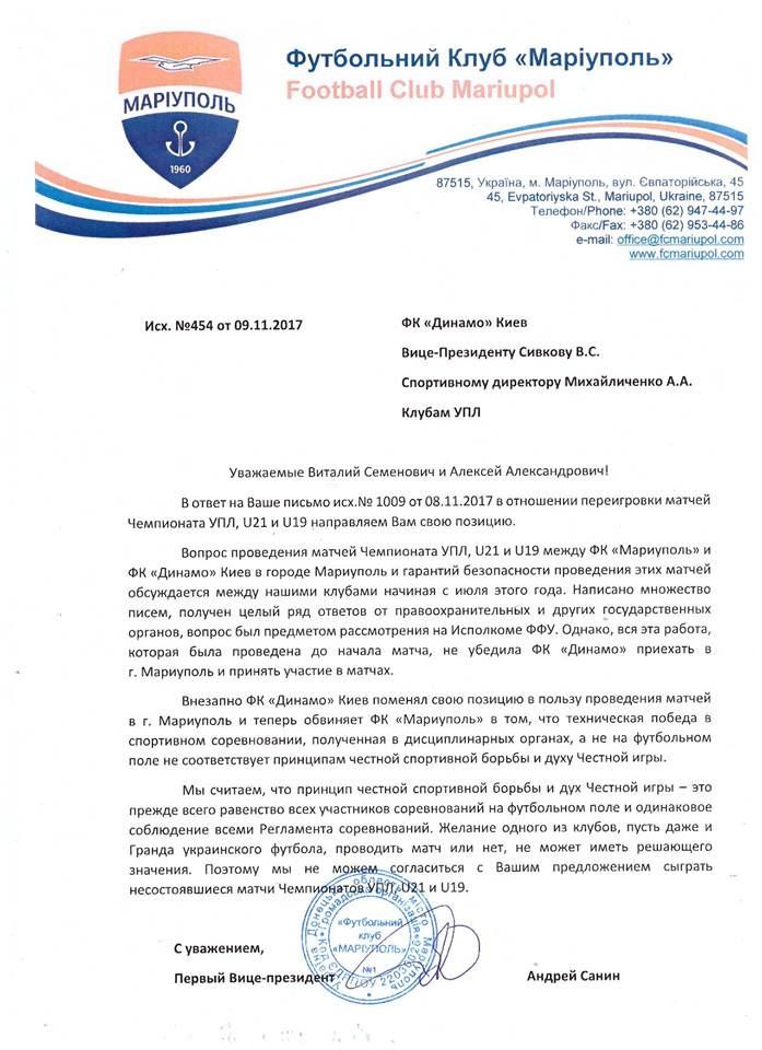 Маріуполь - Динамо