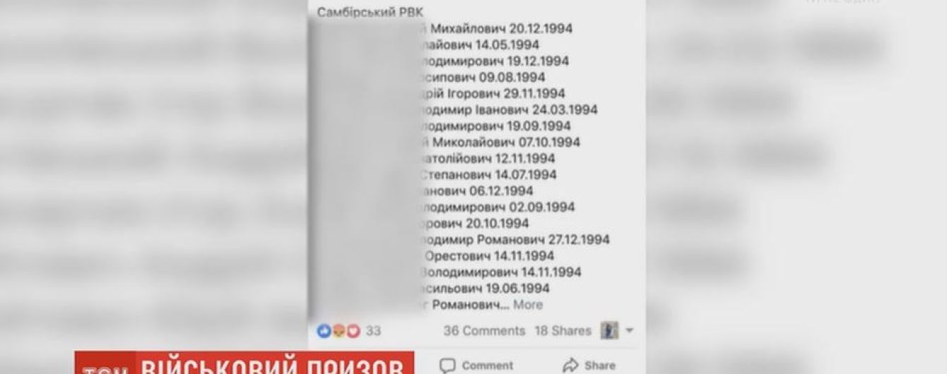 Львовский комиссариат обещает восстановить скандальный список уклонистов от призыва