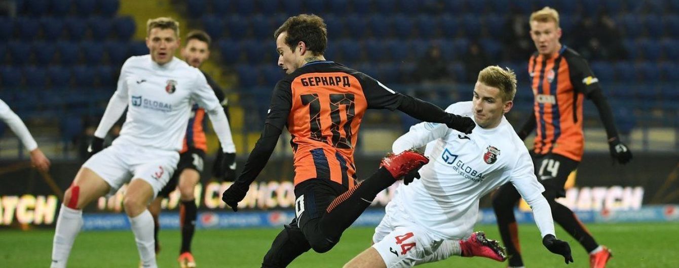 "Шахтер" разгромил "Верес" в четвертьфинале Кубка Украины