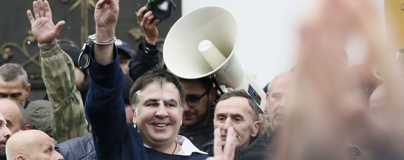 Саакашвілі розповів, де перебував уночі та під час спроби силового штурму наметового містечка