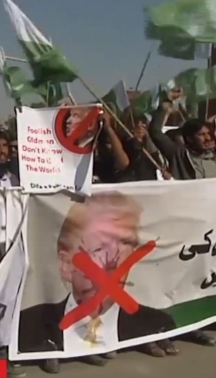 Твит раздора. Первое в этом году сообщение Трампа в микроблоге вызвало протесты в Пакистане
