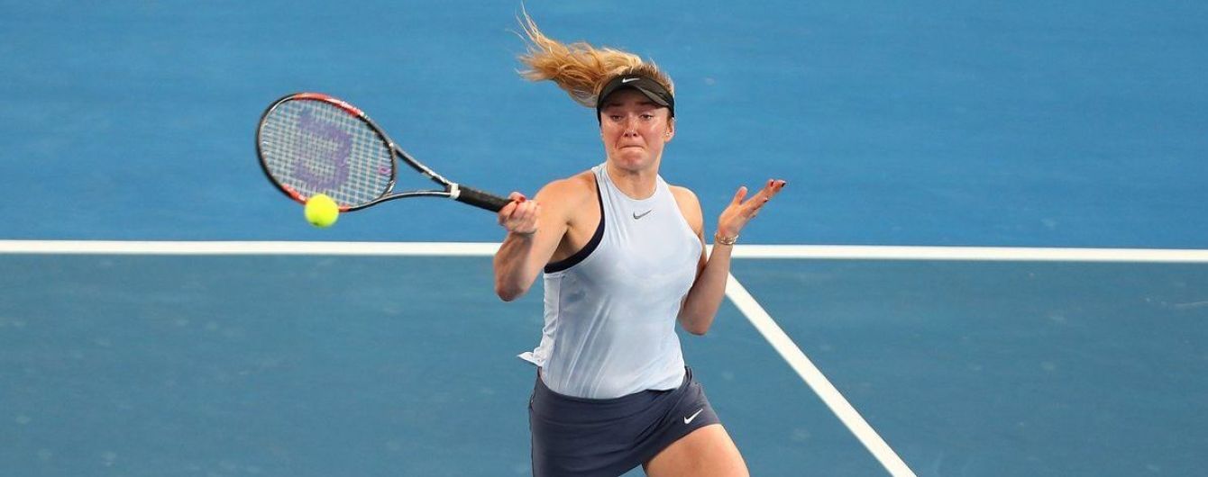 Свитолина "горела" в начале матча, но вышла в финал турнира в Брисбене