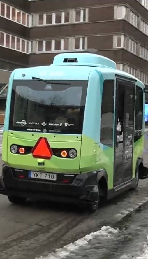 У Стокгольмі запустили безкоштовний автобус без водія