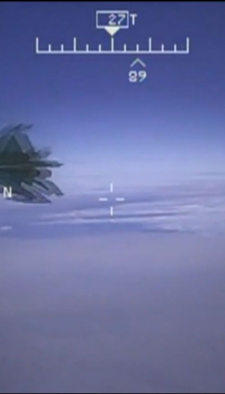 В Сети появилось видео приближения российского истребителя до самолета США