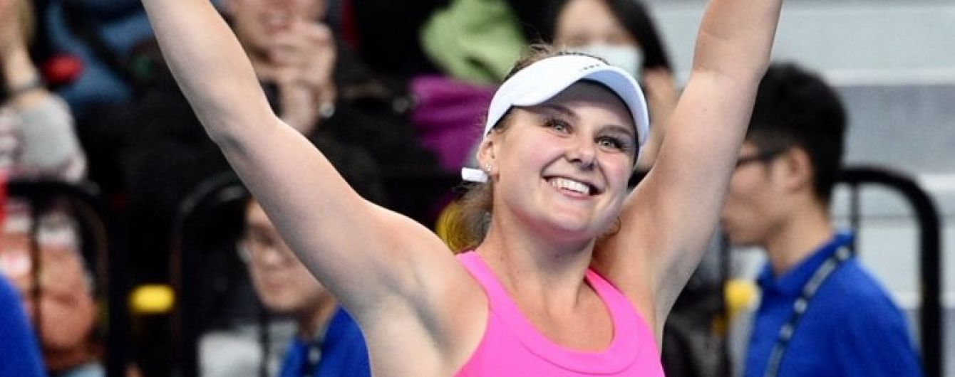 Украинская теннисистка Козлова пробилась в дебютный финал турниров WTA