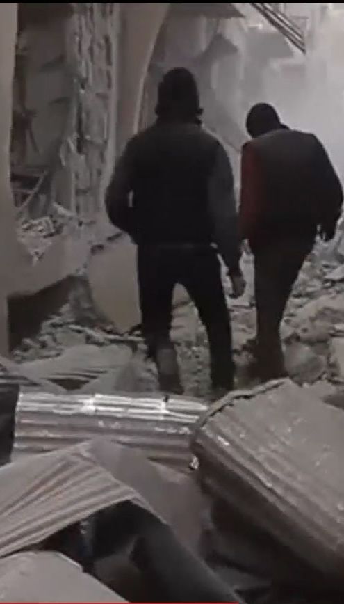 В Сирии правительственные войска полностью разбомбили несколько жилых домов
