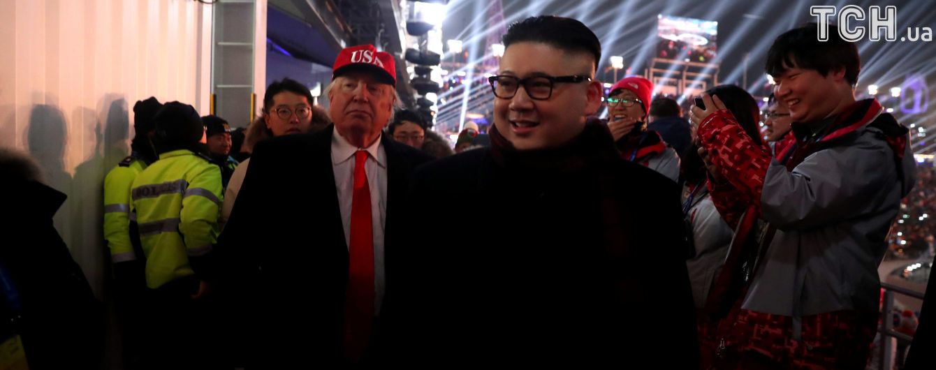 Двойники Трампа и Ким Чен Ына "пошумели" на открытии Олимпиады, их выгнали со стадиона