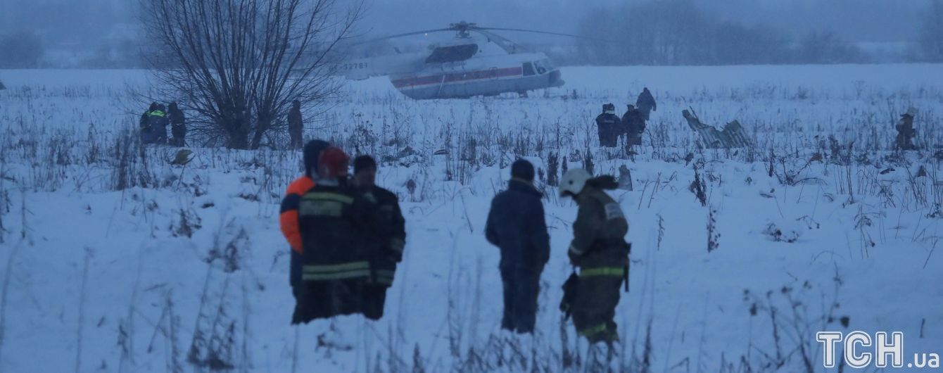 На місці падіння Ан-148 під Москвою знайшли чорний ящик