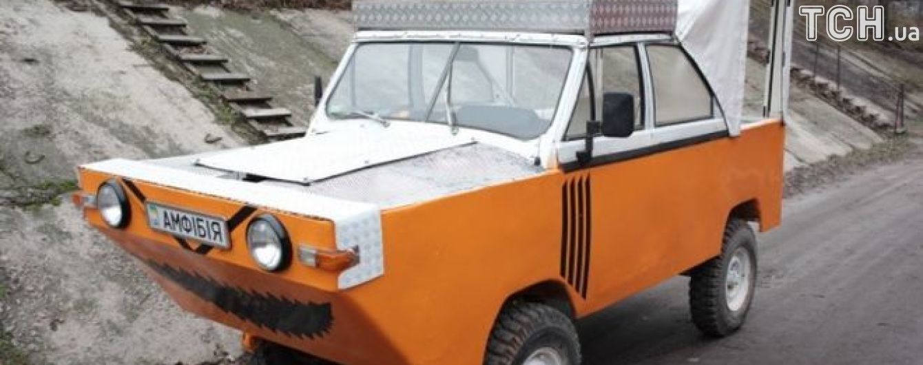 Украинец создал плавающий внедорожник