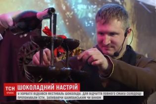 В Хорватии придумали шампанское подавать в бокалах из черного шоколада
