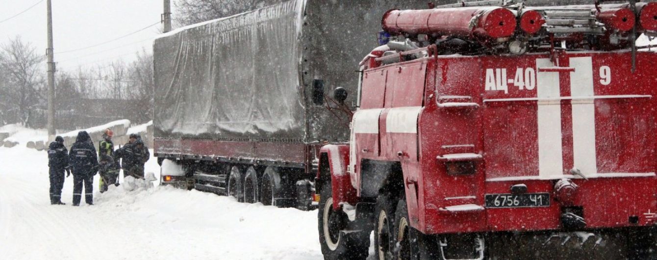 В Николаевской области ограничен въезд и выезд грузовиков из-за непогоды