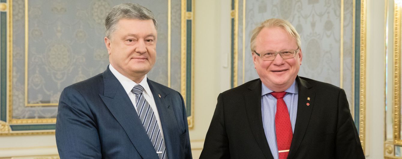 Порошенко призвал Швецию не допустить газового шантажа России против Украины и Евросоюза