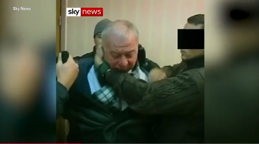 Затримання Скрипаля (скріншот)