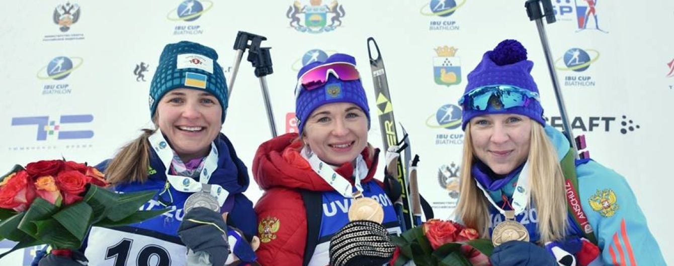 Українська біатлоністка Журавок виграла срібну медаль на етапі Кубка IBU