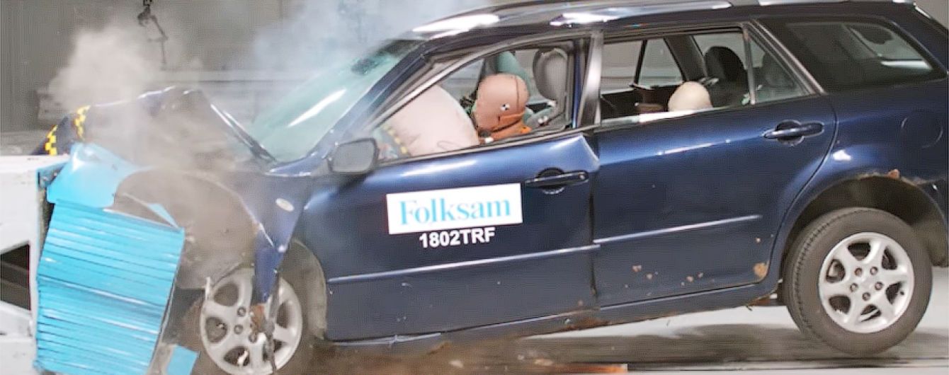 Шведы проверяют на прочность ржавые автомобили