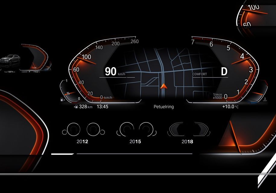 BMW, приборная панель