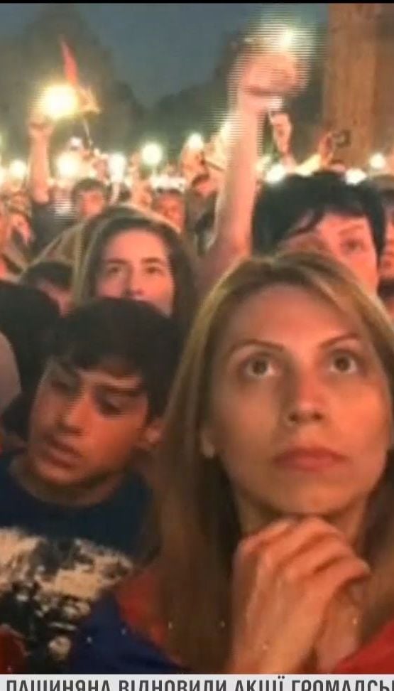 Армяне вышли на акцию неповиновения в Ереване