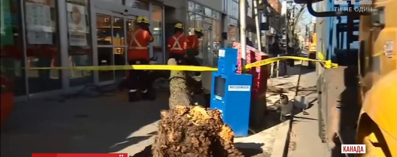 Ураганный ветер убил двух человек в Канаде