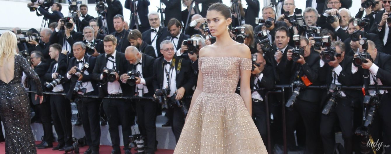 Роскошный образ от Zuhair Murad: Сара Сампайо на премьере фильма в Каннах
