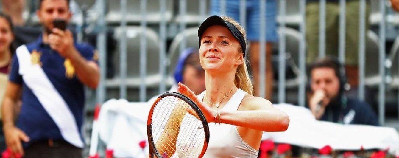 Свитолина уверенно вышла в полуфинал турнира в Риме