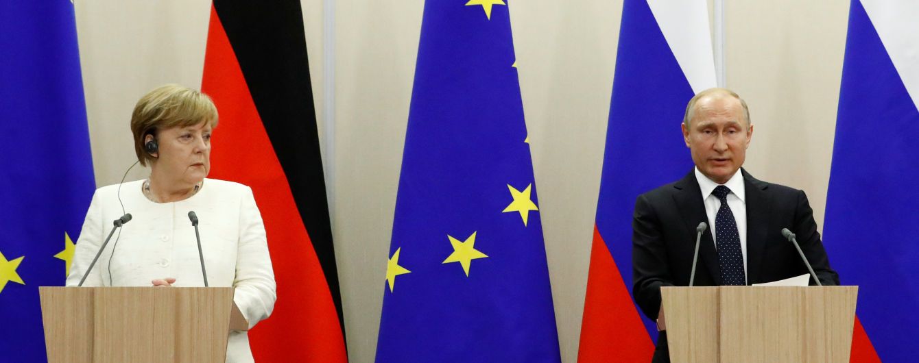 Меркель розкрила суть розмови з Путіним про війну в Україні
