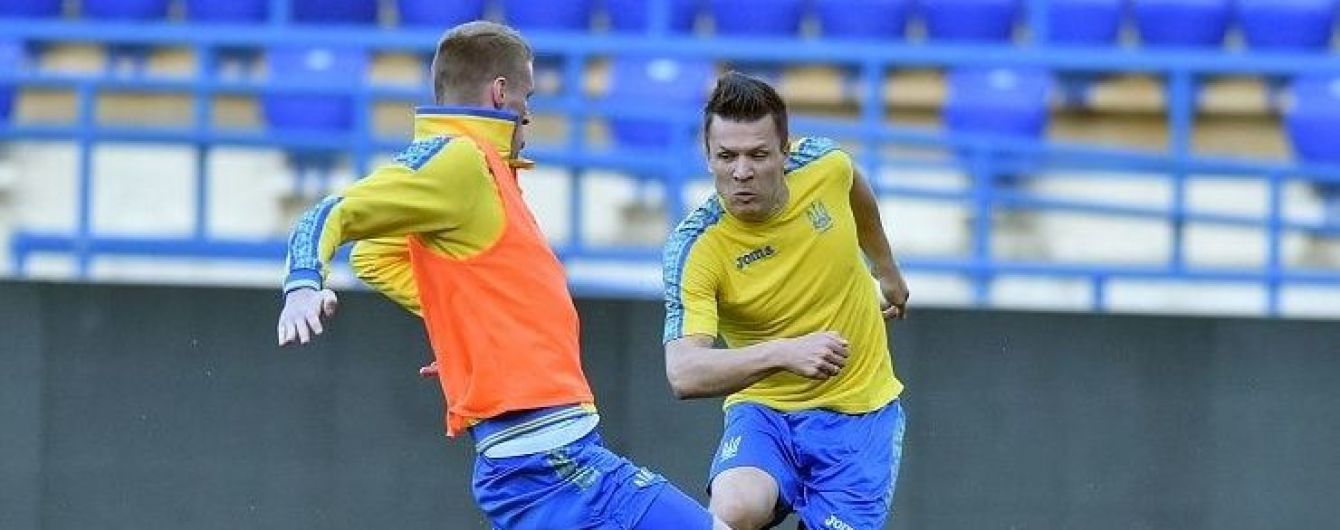 Коноплянка "обскакал" Реброва в списке бомбардиров сборной Украины