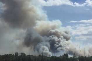Спасатели потушили пожар в Чернобыльской зоне