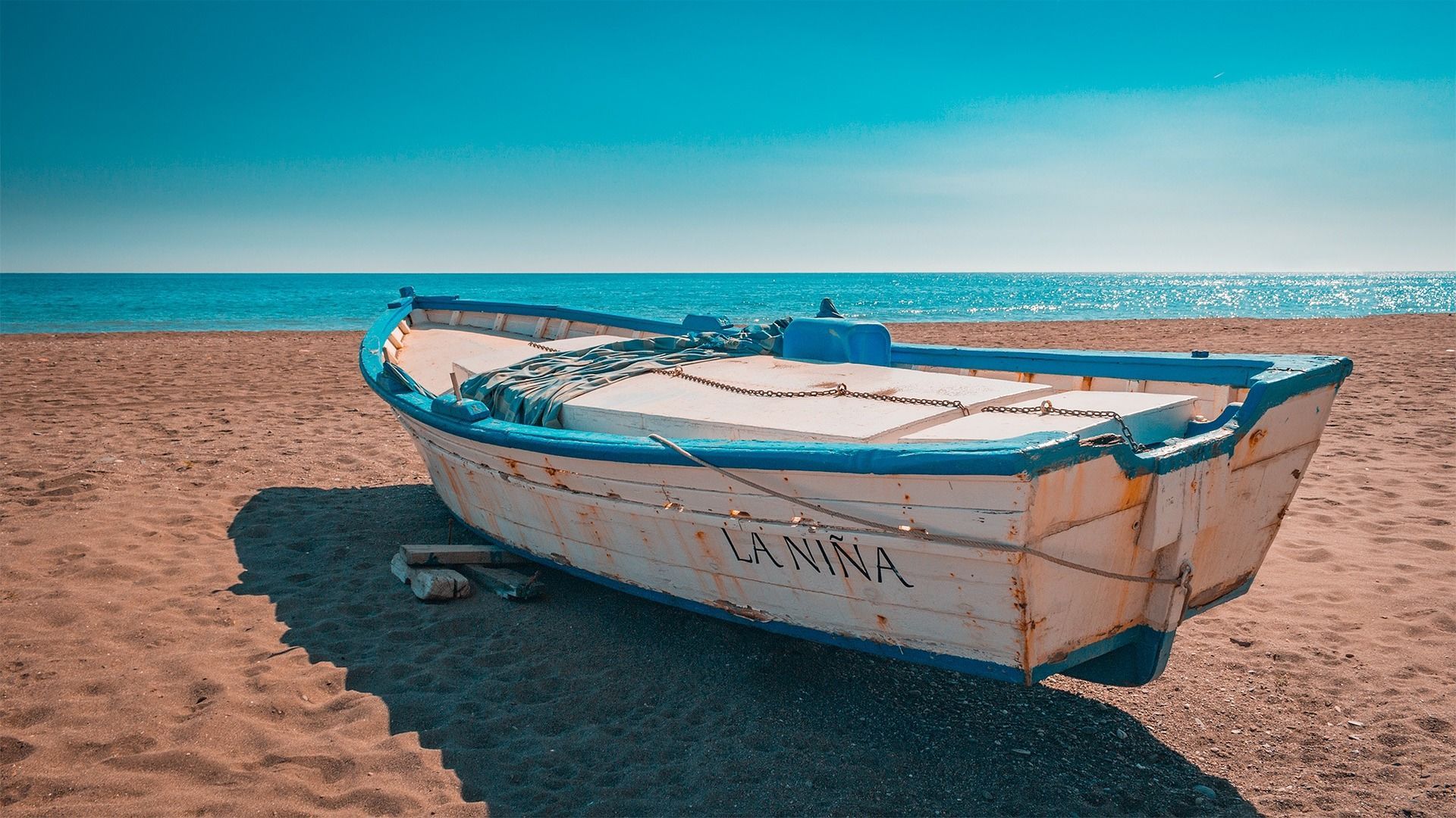 Іспанія, море, пляж, човен