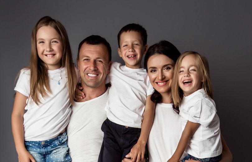 Валентина Хамайко з родиною