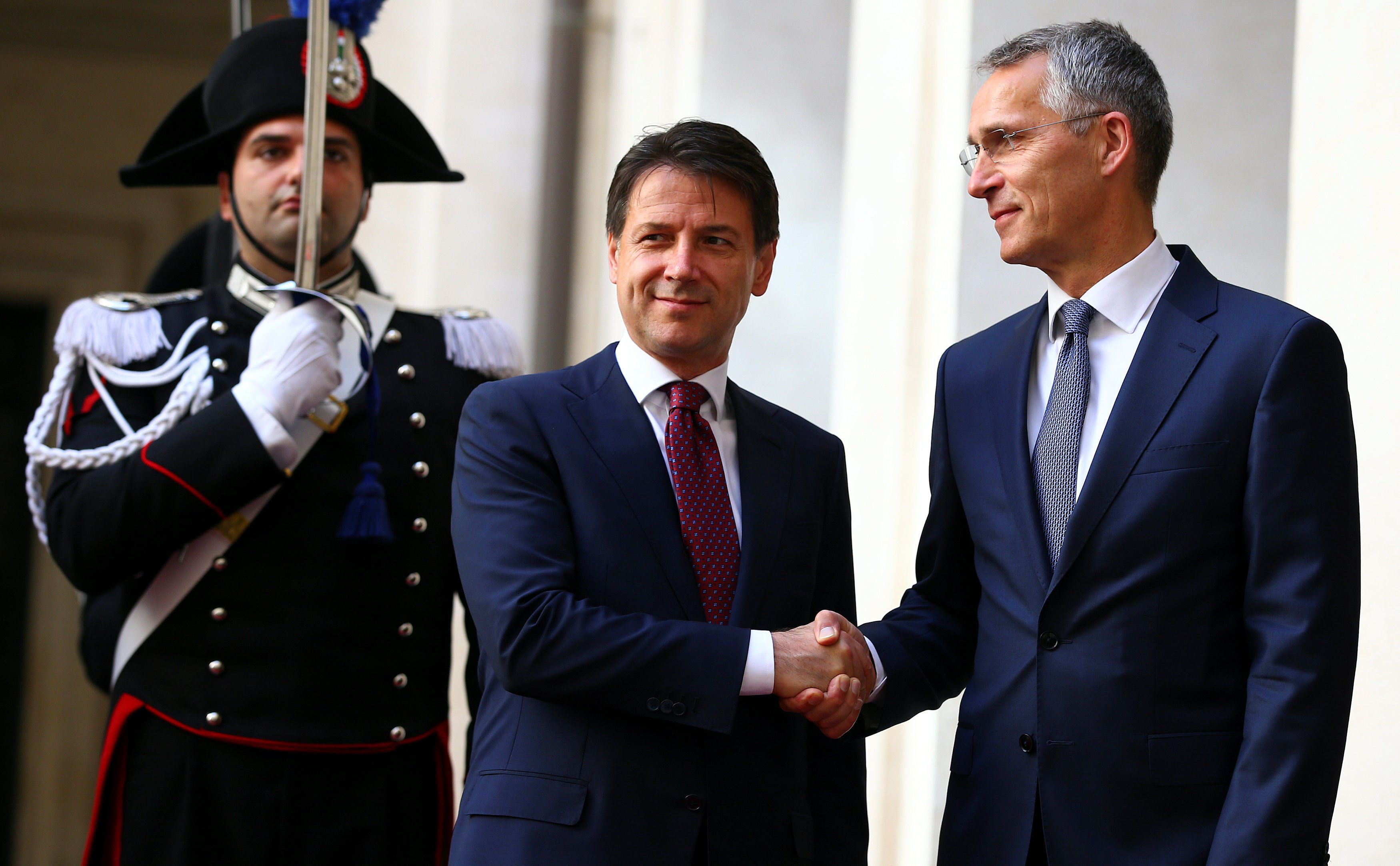 Jens Stoltenberg and Conte