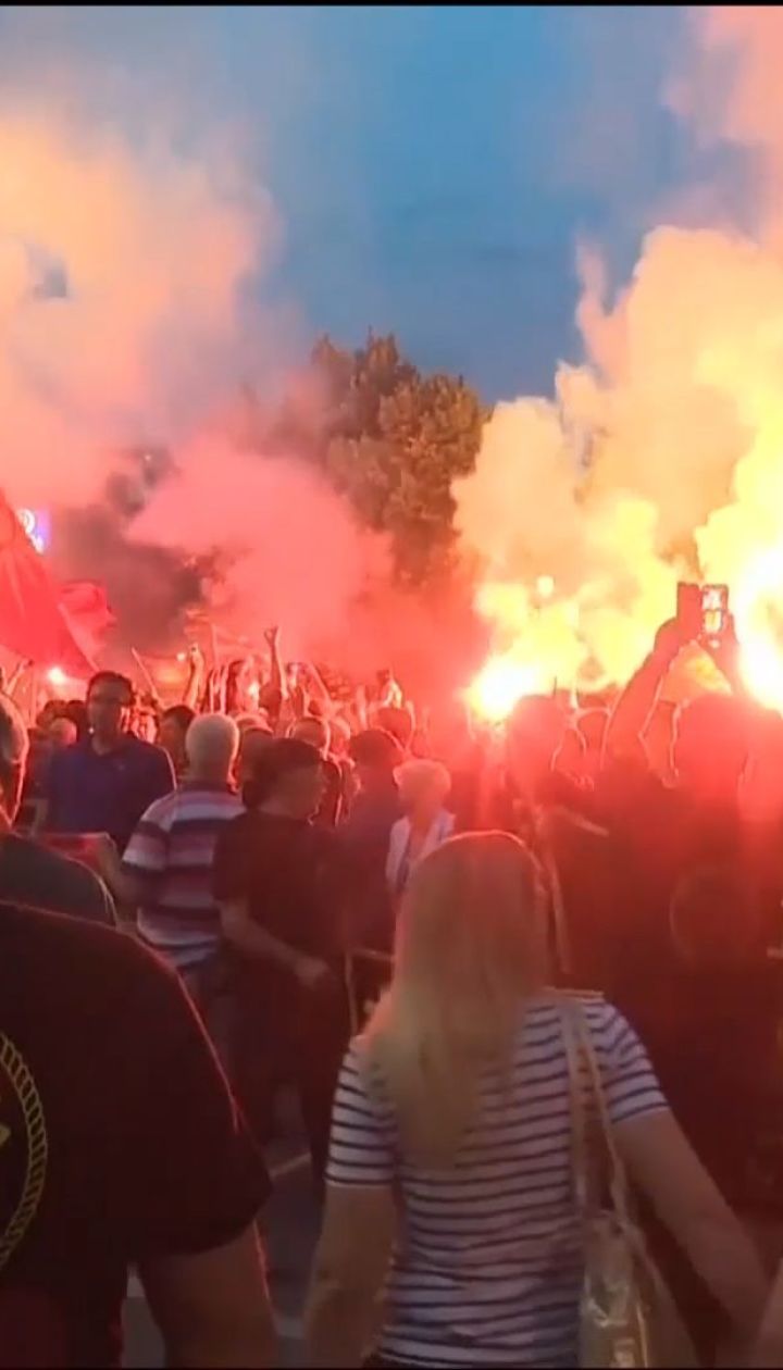 У македонській столиці Скоп’є протестували через перейменування країни