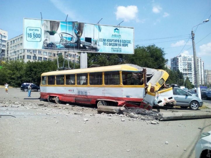 Трамвай, ДТП, авария