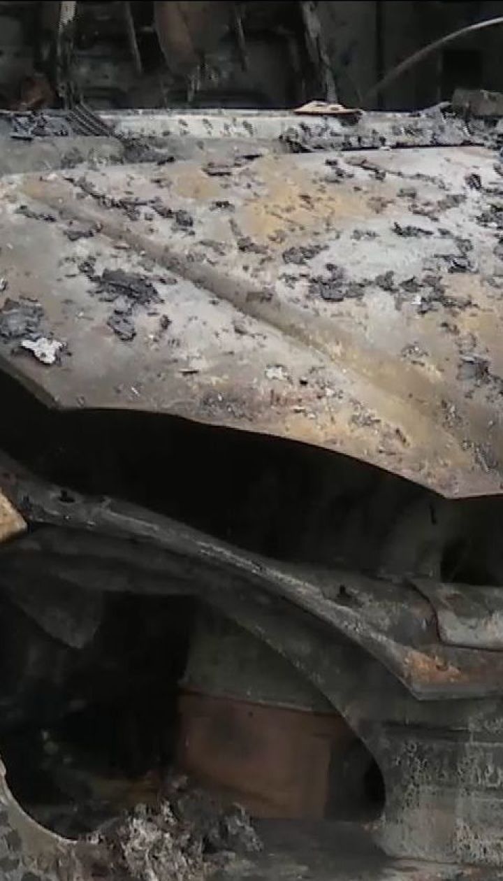 На проспекте Лобановского в столице сгорела "Газель"