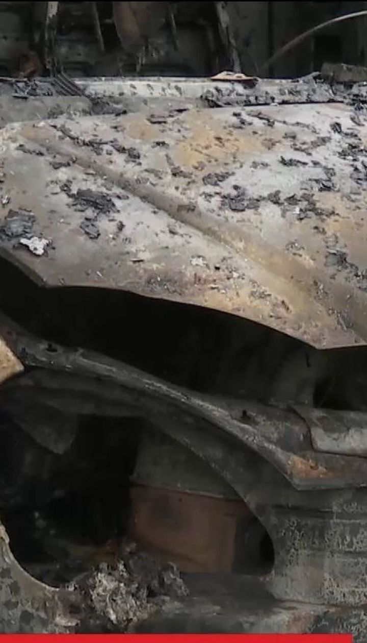 На проспекті Лобановського у столиці згоріла "Газель"