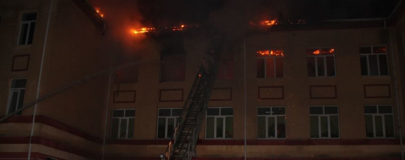 В Одесской области назвали причину пожара в школе