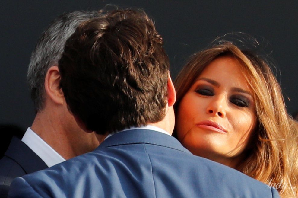 Мелания Трамп на саммите НАТО_13