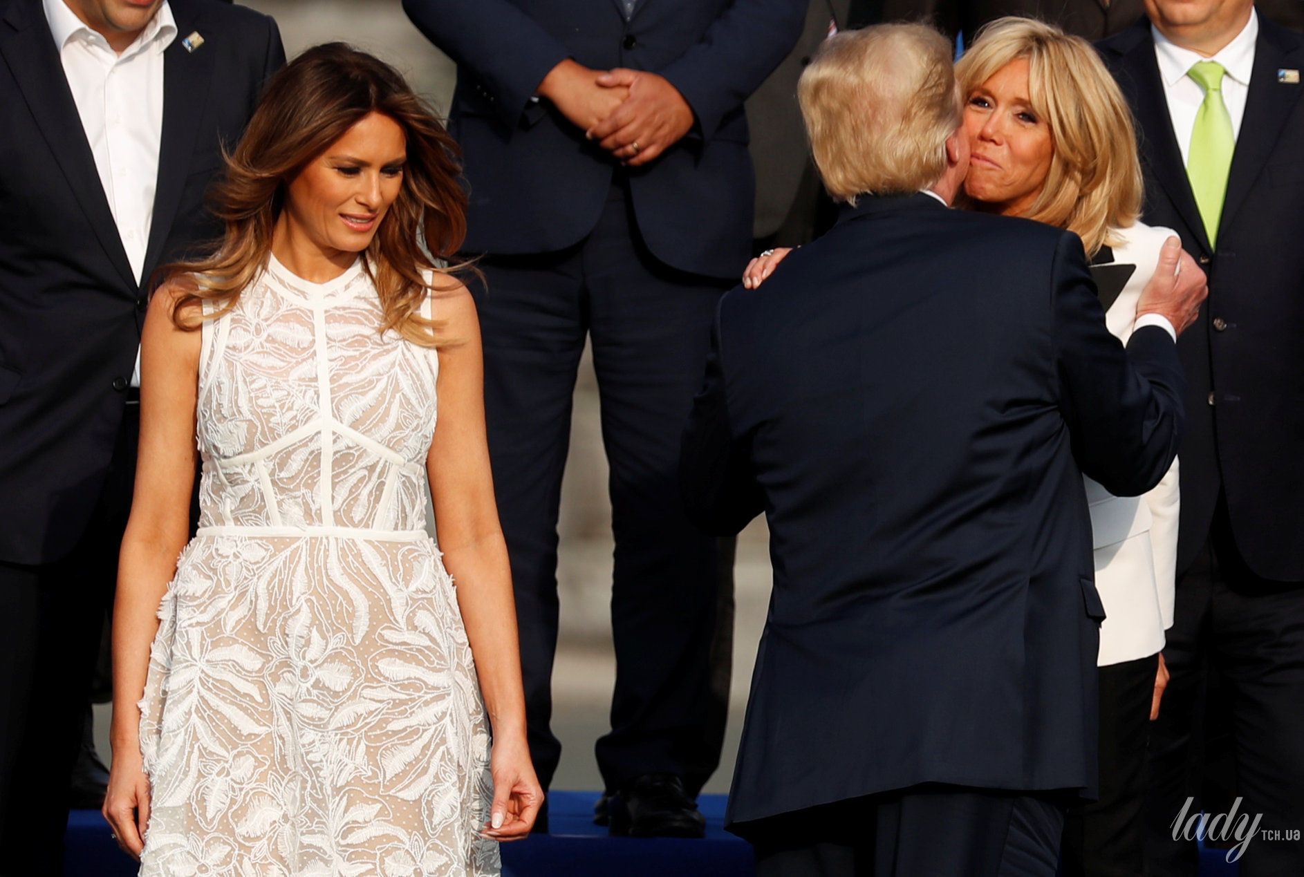 Мелания Трамп на саммите НАТО_16