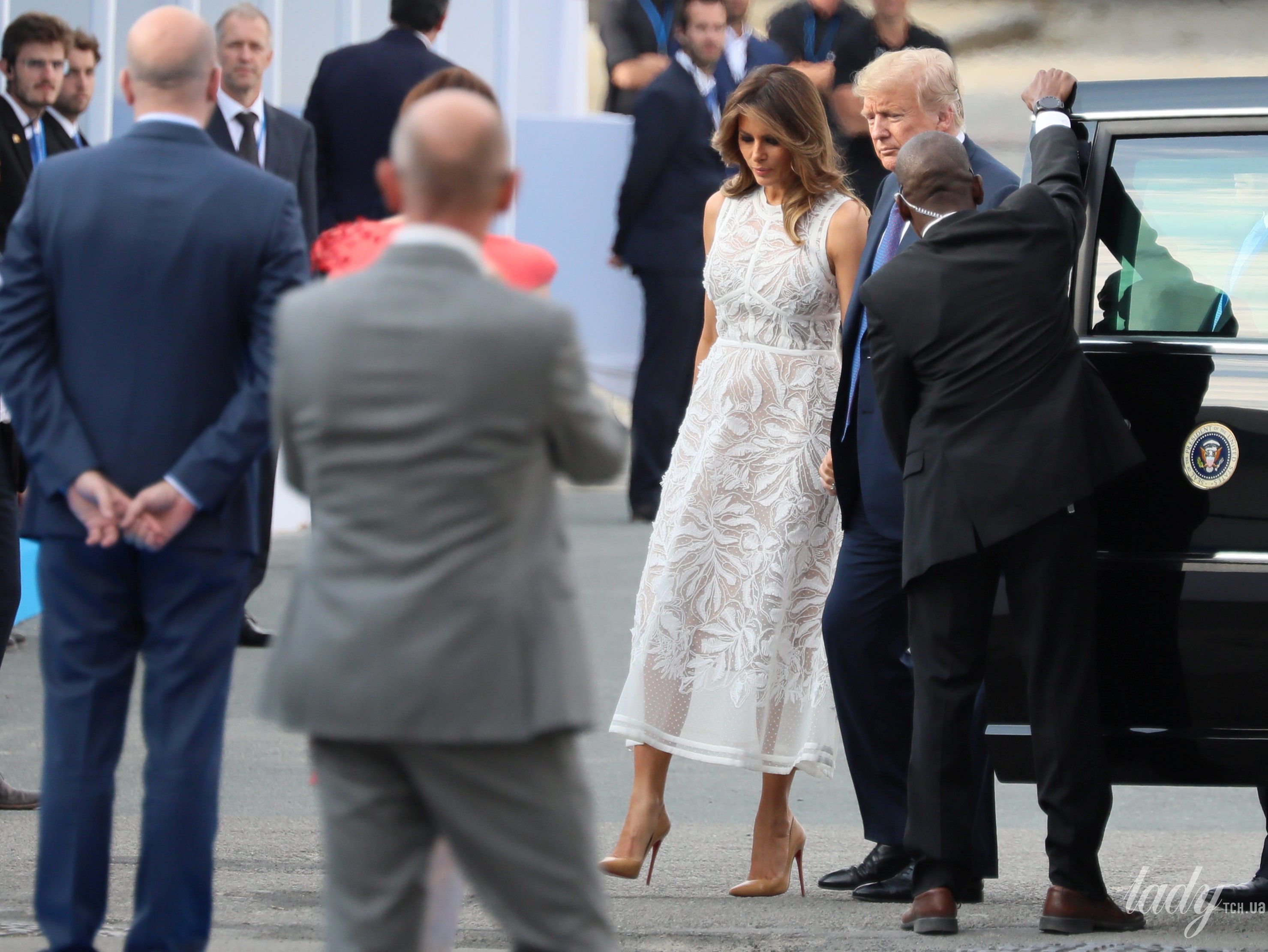Мелания Трамп на саммите НАТО_4