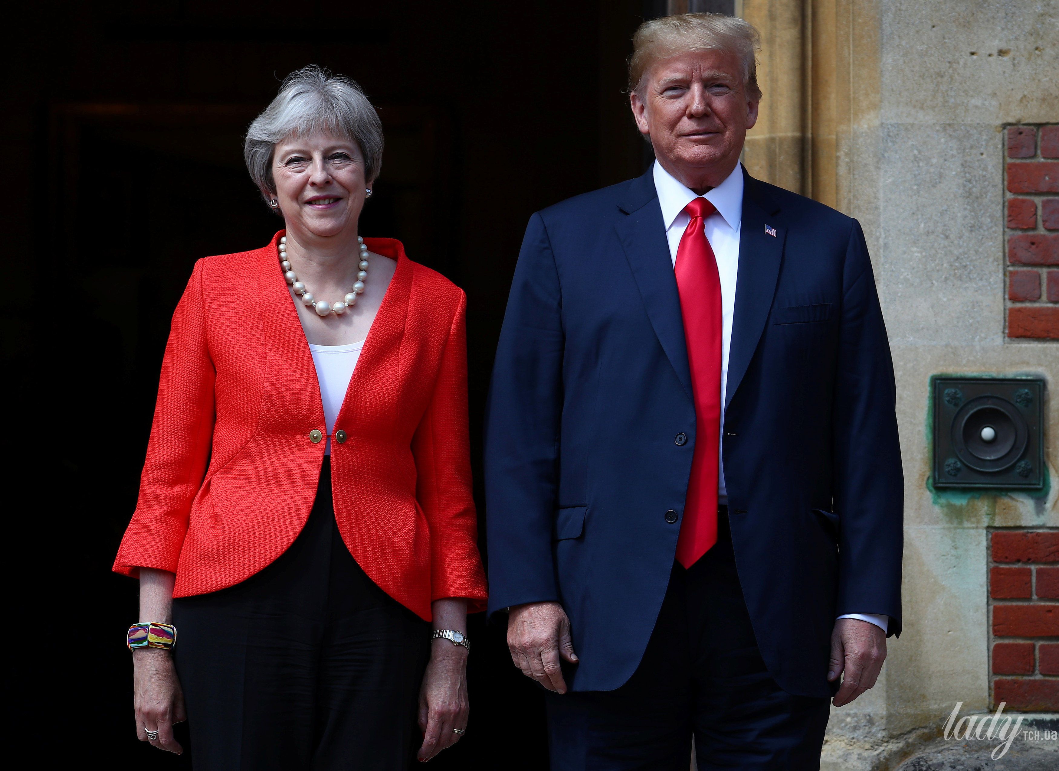 Тереза Мэй и Дональд Трамп_1